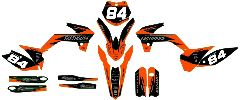 Okleina motocyklowa KTM - KTM-545
