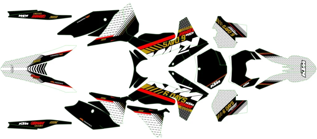Okleina motocyklowa KTM - KTM-870