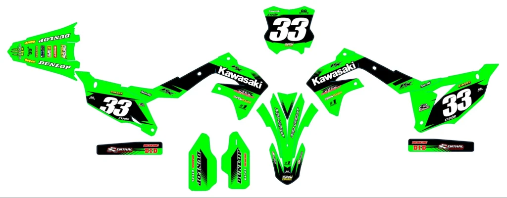 Okleina motocyklowa KAWASAKI - KAW-54