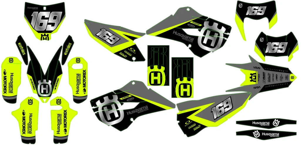 Okleina motocyklowa HUSQVARNA - HUSQ-102