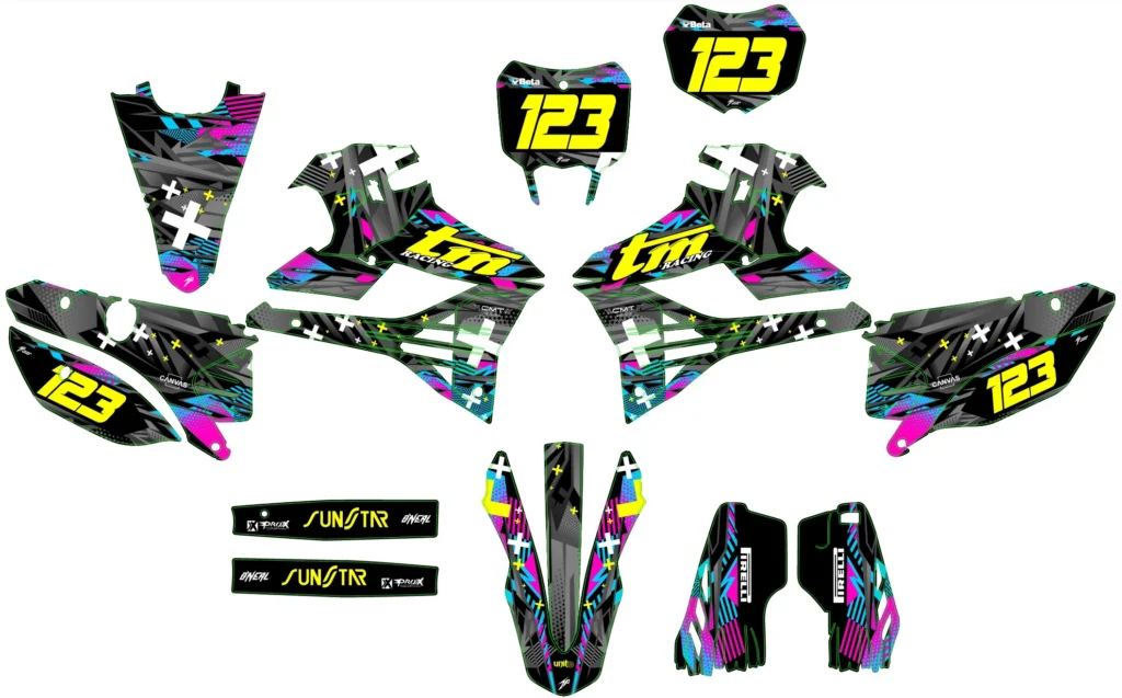 Okleina motocyklowa TM Racing - TMR-22