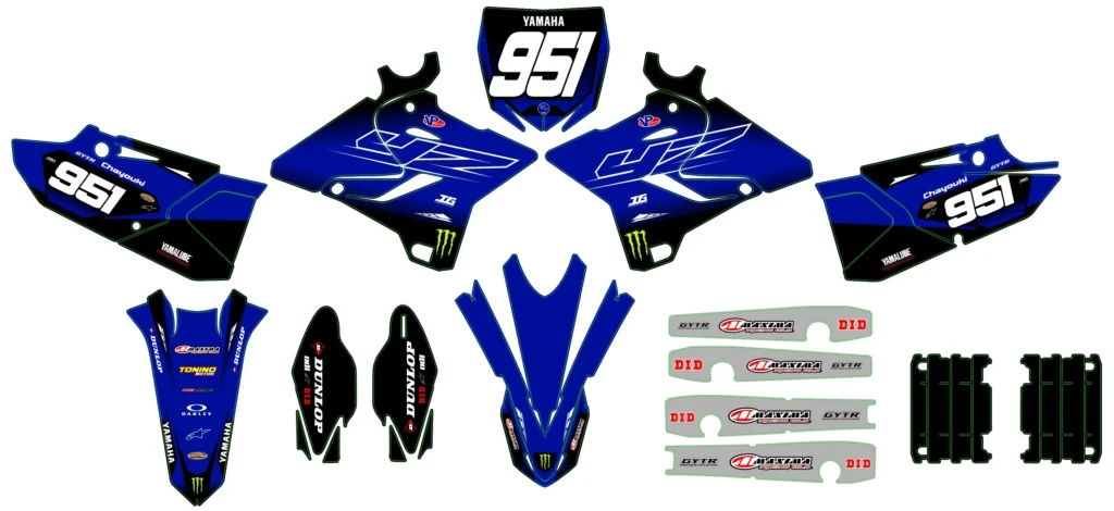 Okleina motocyklowa YAMAHA - YAM-136