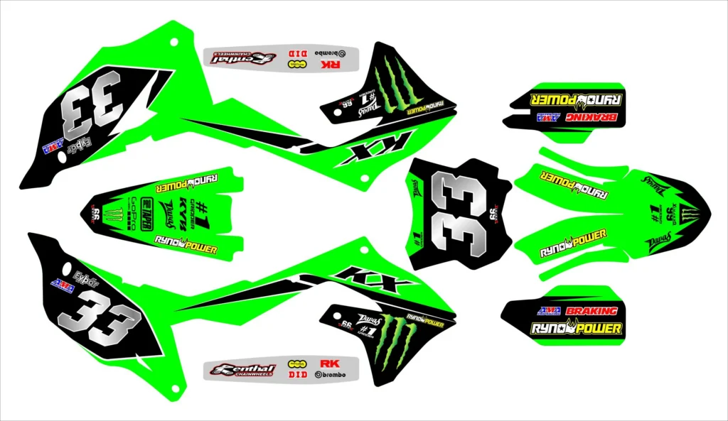 Okleina motocyklowa KAWASAKI - KAW-55