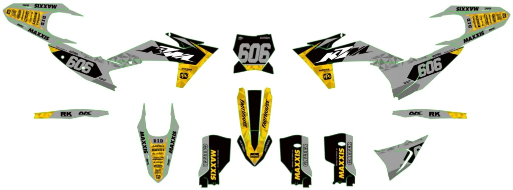 Okleina motocyklowa KTM - KTM-407
