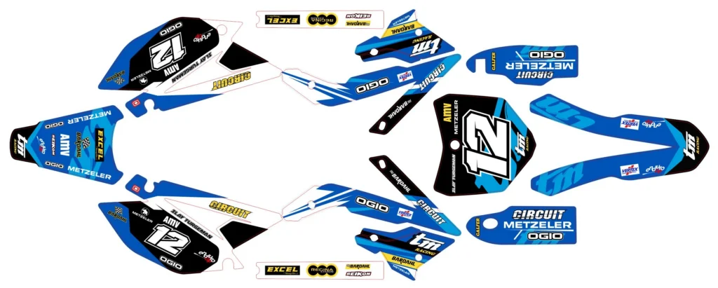 Okleina motocyklowa TM Racing - TMR-32