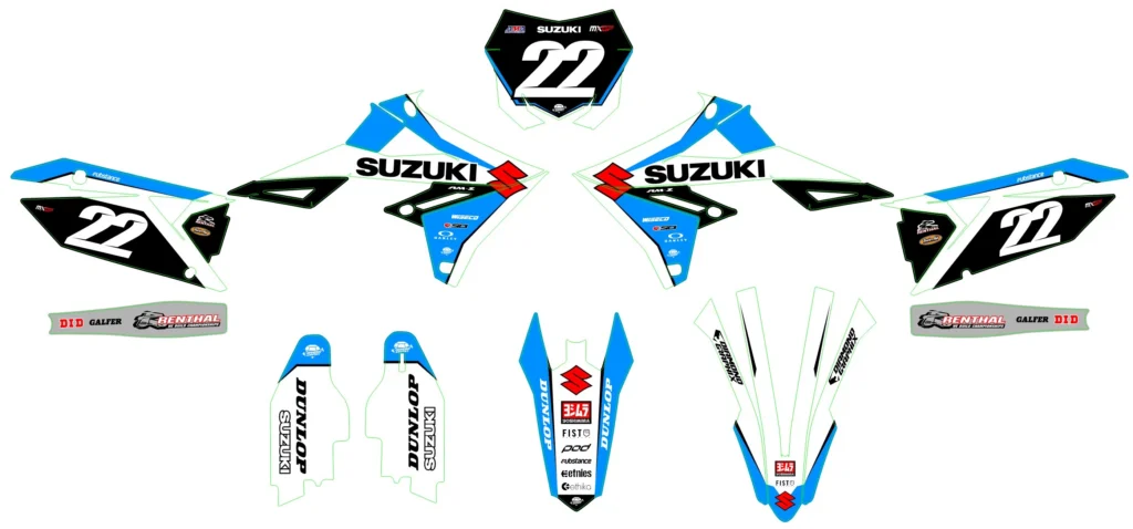 Okleina motocyklowa SUZUKI - SUZ-61