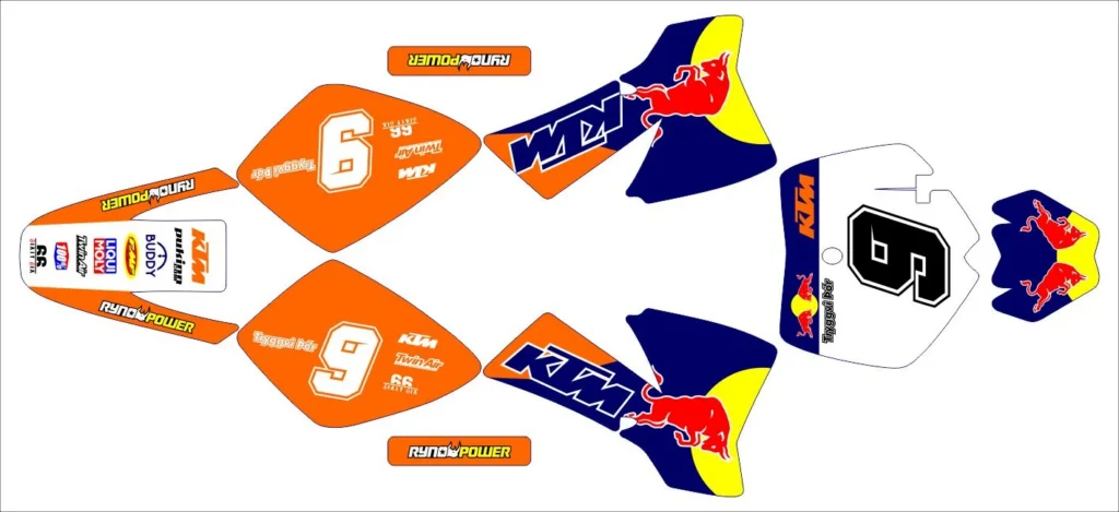 Okleina motocyklowa KTM - KTM-221