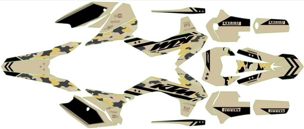 Okleina motocyklowa KTM - KTM-526