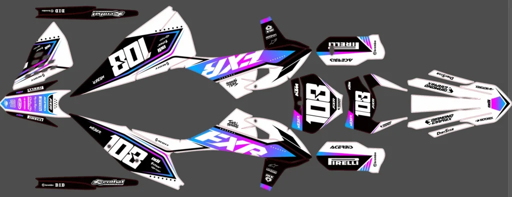 Okleina motocyklowa KTM - KTM-686