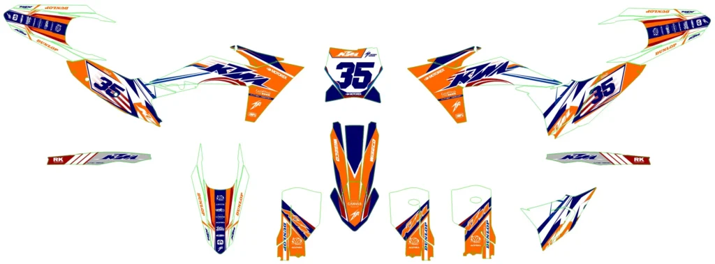 Okleina motocyklowa KTM - KTM-572