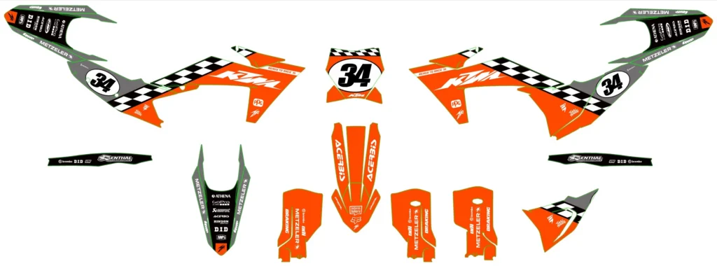 Okleina motocyklowa KTM - KTM-446