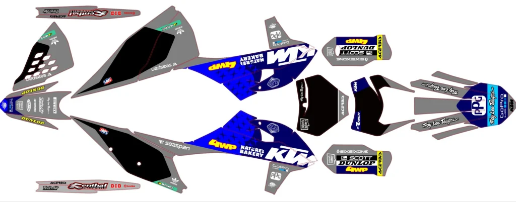 Okleina motocyklowa KTM - KTM-589