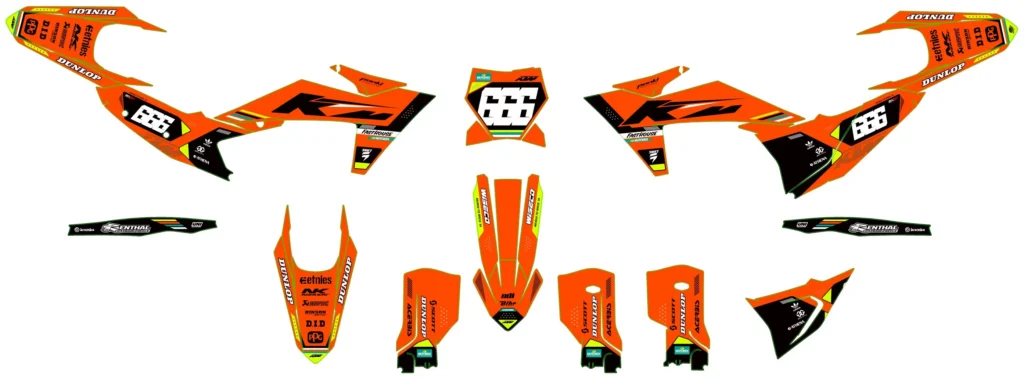 Okleina motocyklowa KTM - KTM-486