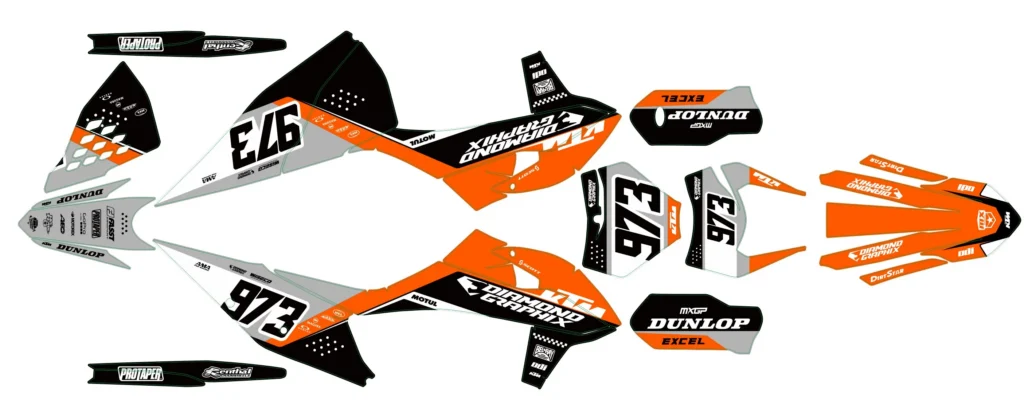 Okleina motocyklowa KTM - KTM-602
