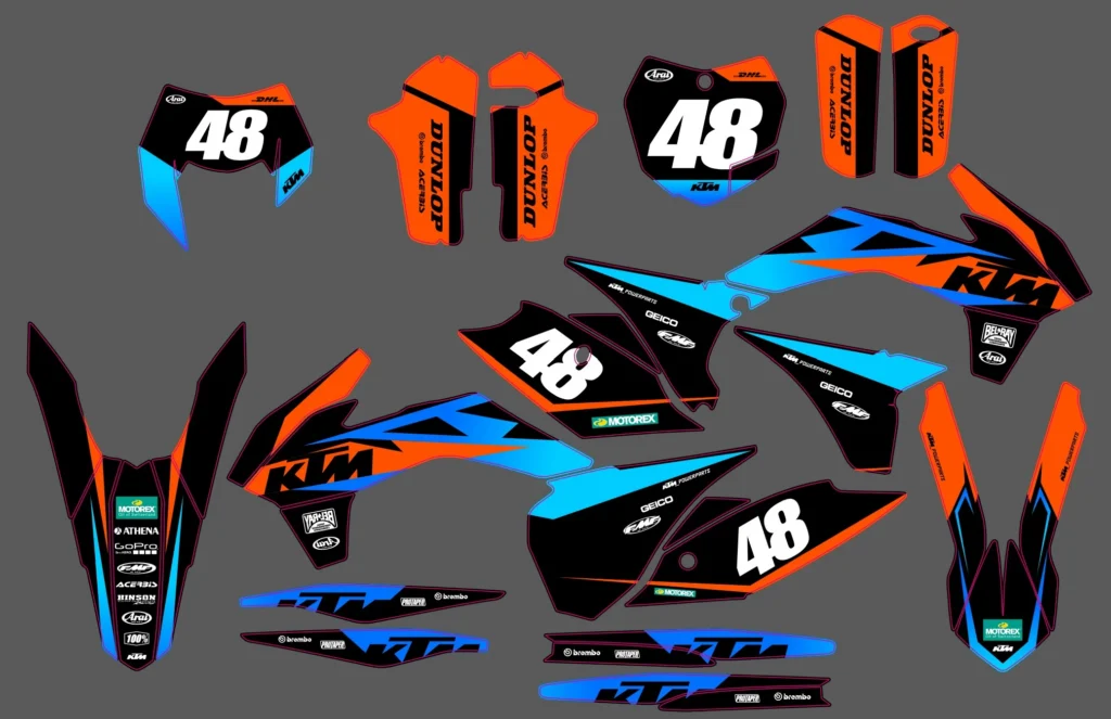 Okleina motocyklowa KTM - KTM-590