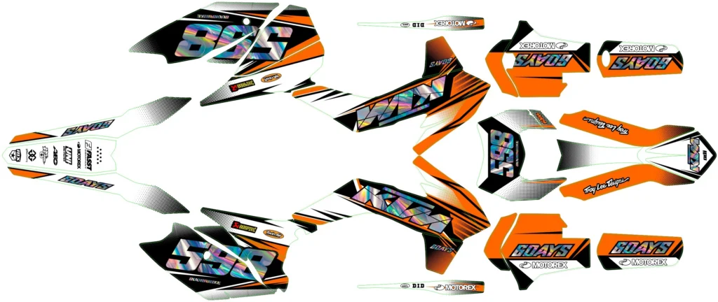 Okleina motocyklowa KTM - KTM-1012