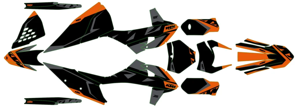 Okleina motocyklowa KTM - KTM-422