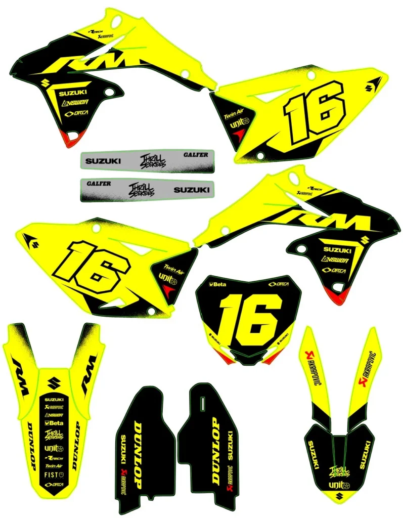 Okleina motocyklowa SUZUKI - SUZ-68