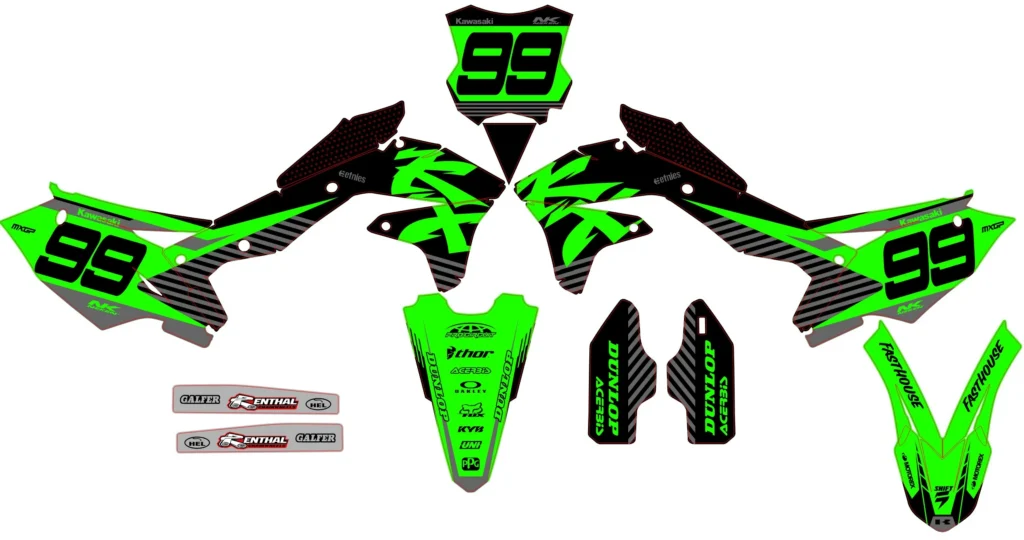 Okleina motocyklowa KAWASAKI - KAW-56