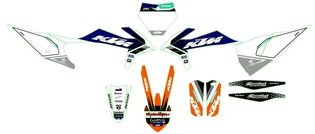 Okleina motocyklowa KTM - KTM-160
