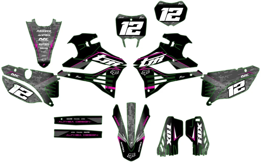 Okleina motocyklowa TM Racing - TMR-21