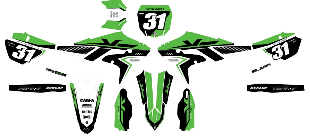 Okleina motocyklowa YAMAHA - YAM-145