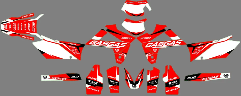 Okleina motocyklowa GAS GAS - GAS-37