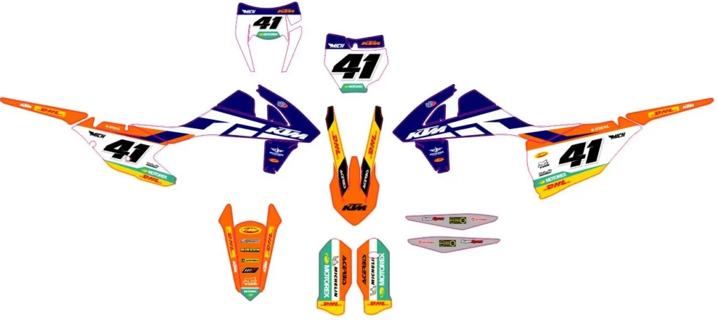 Okleina motocyklowa KTM - KTM-133