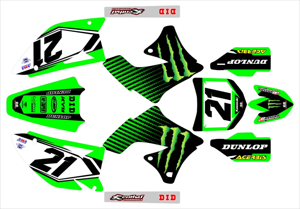Okleina motocyklowa KAWASAKI - KAW-57