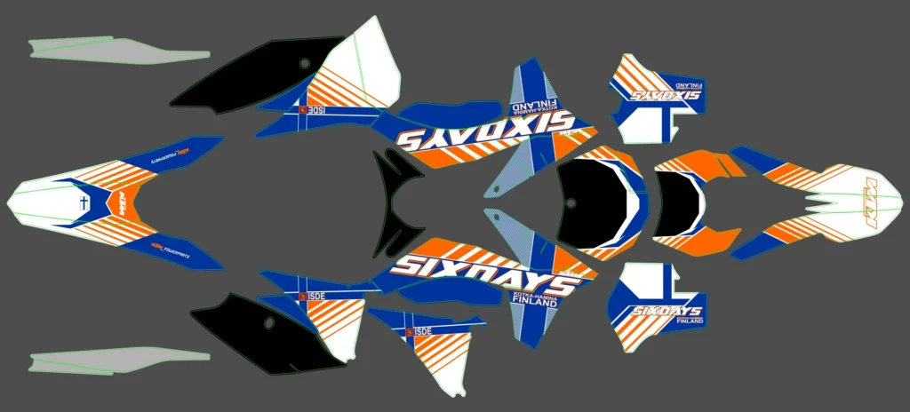 Okleina motocyklowa KTM - KTM-661