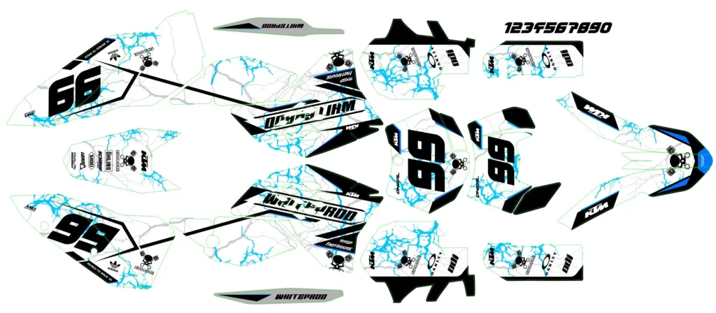 Okleina motocyklowa KTM - KTM-1022