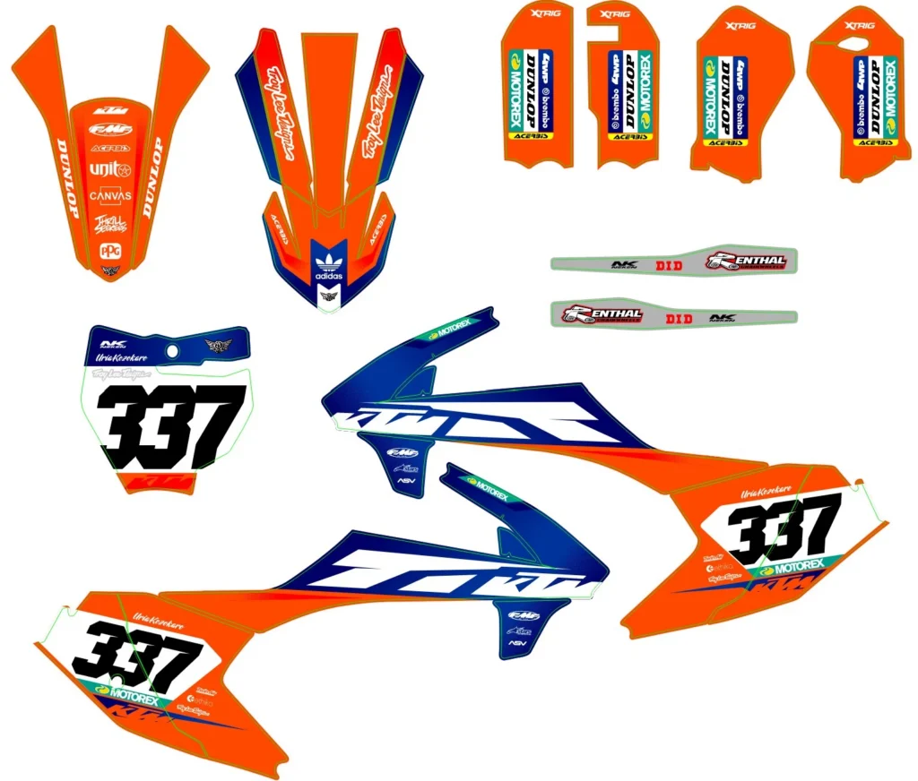 Okleina motocyklowa KTM - KTM-388