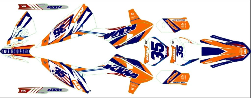 Okleina motocyklowa KTM - KTM-817