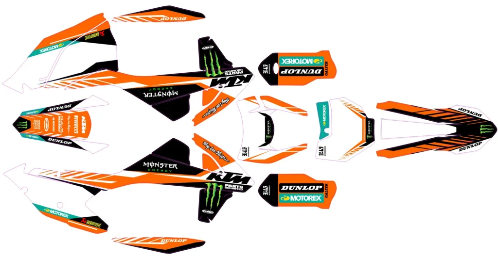 Okleina motocyklowa KTM - KTM-752