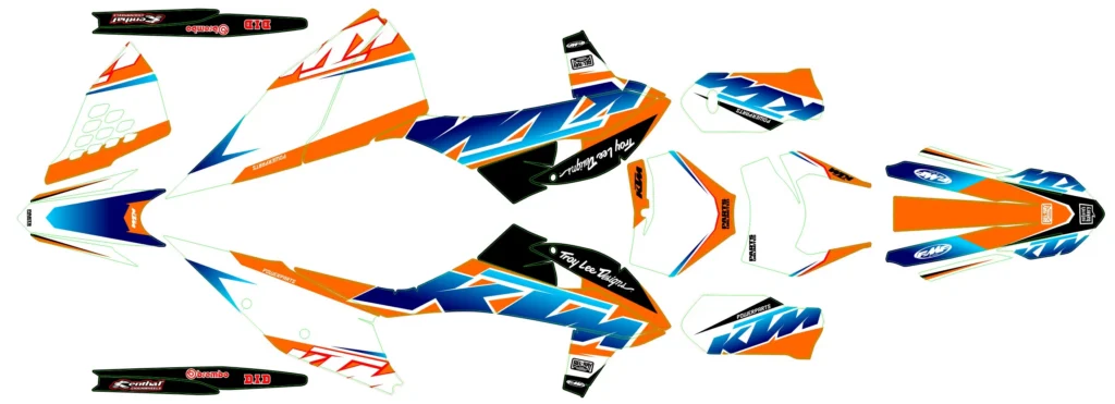 Okleina motocyklowa KTM - KTM-580