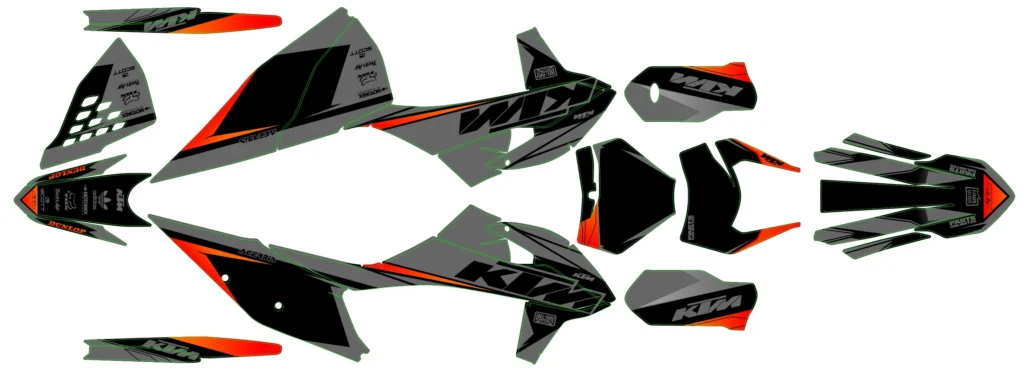 Okleina motocyklowa KTM - KTM-468