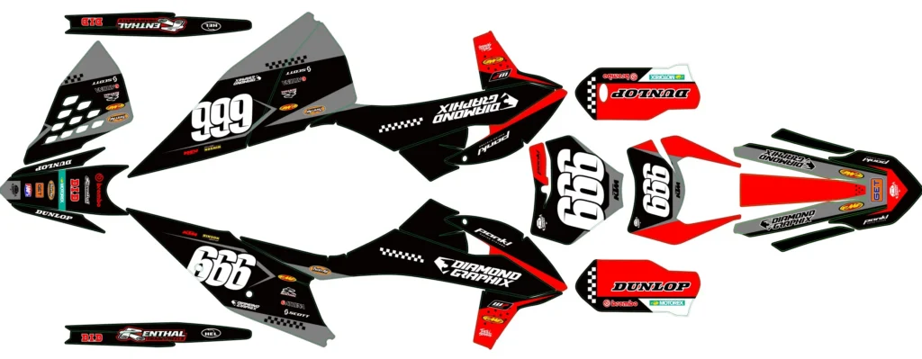 Okleina motocyklowa KTM - KTM-636
