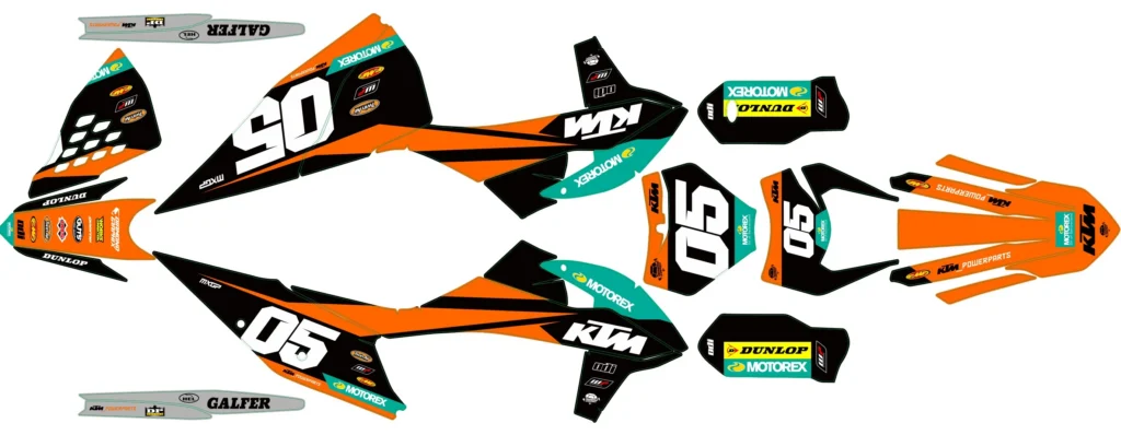 Okleina motocyklowa KTM - KTM-594