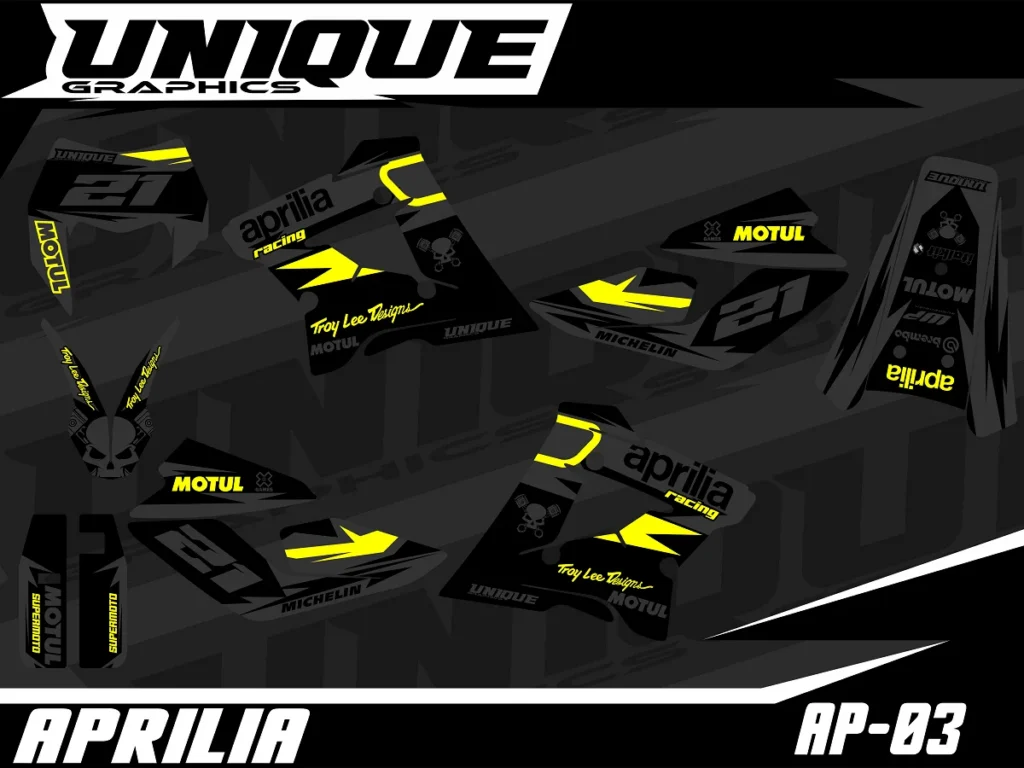Okleina motocyklowa APRILIA - AP-03