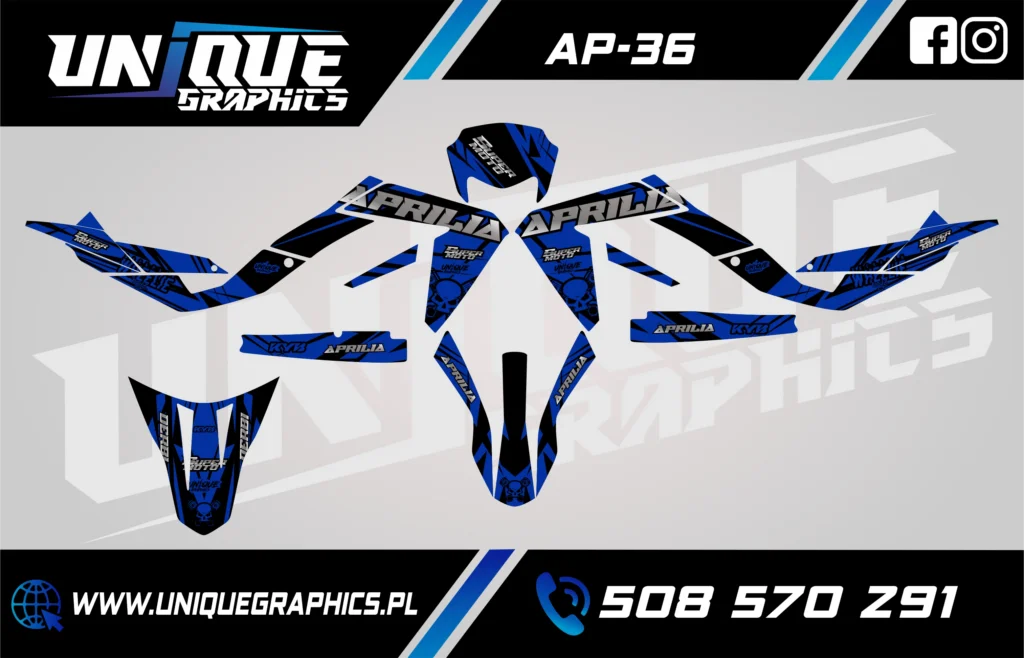 Okleina motocyklowa APRILIA - AP-36