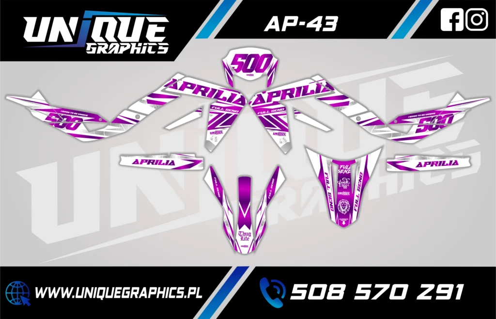 Okleina motocyklowa APRILIA - AP-43