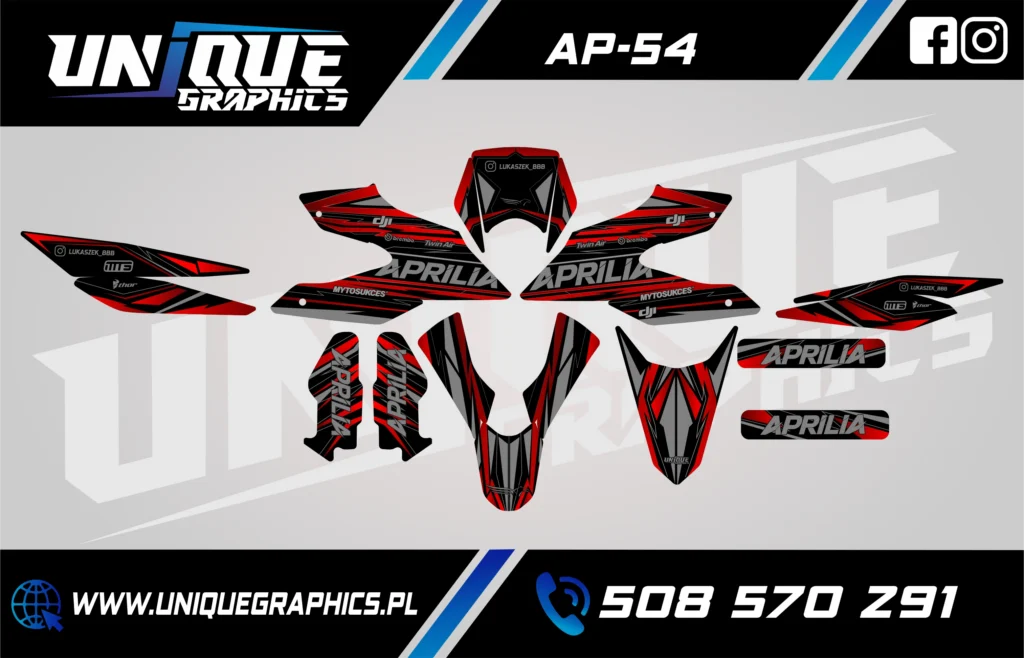 Okleina motocyklowa APRILIA - AP-54