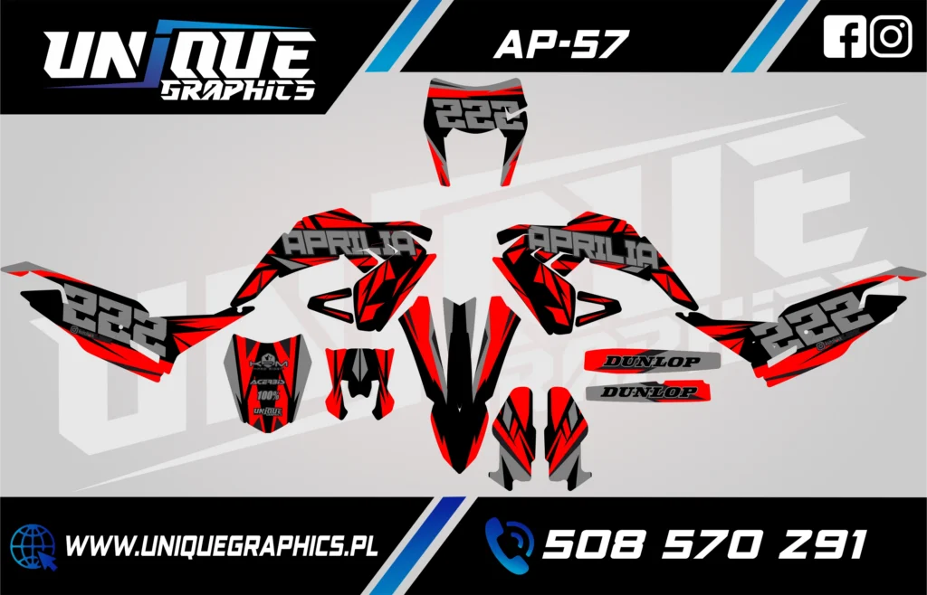 Okleina motocyklowa APRILIA - AP-57