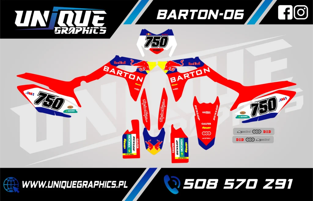Okleina motocyklowa BARTON - BARTON-06