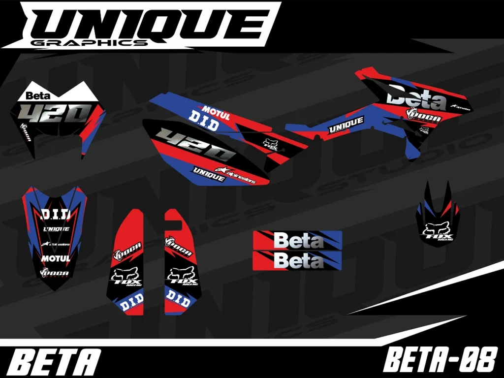 Okleina motocyklowa BETA - BETA-08