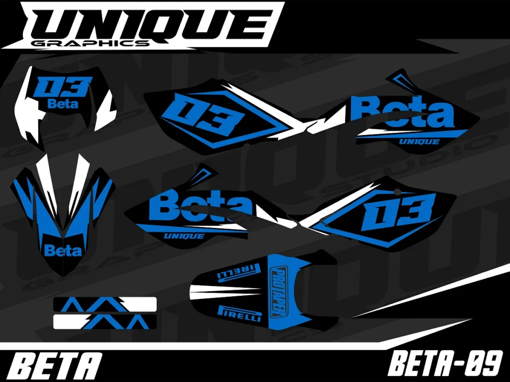Okleina motocyklowa BETA - BETA-09
