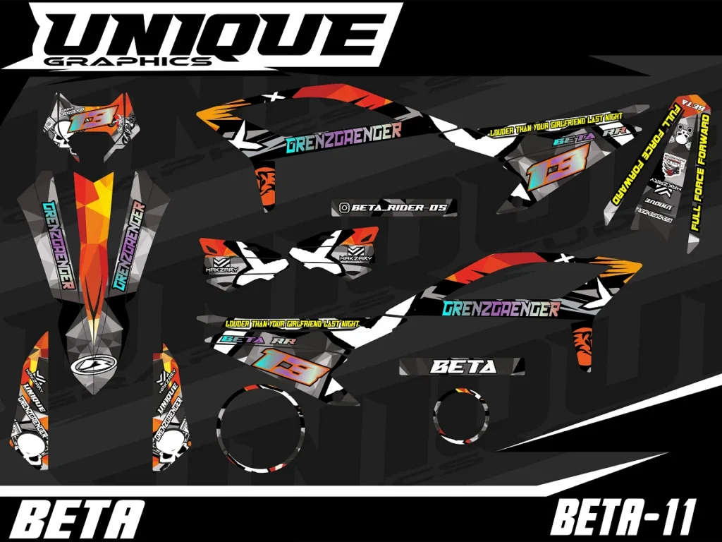 Okleina motocyklowa BETA - BETA-11