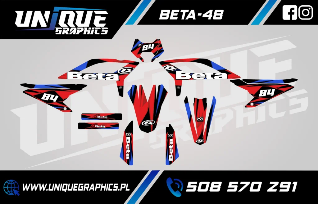 Okleina motocyklowa BETA - BETA-48