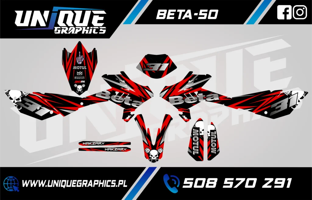Okleina motocyklowa BETA - BETA-50