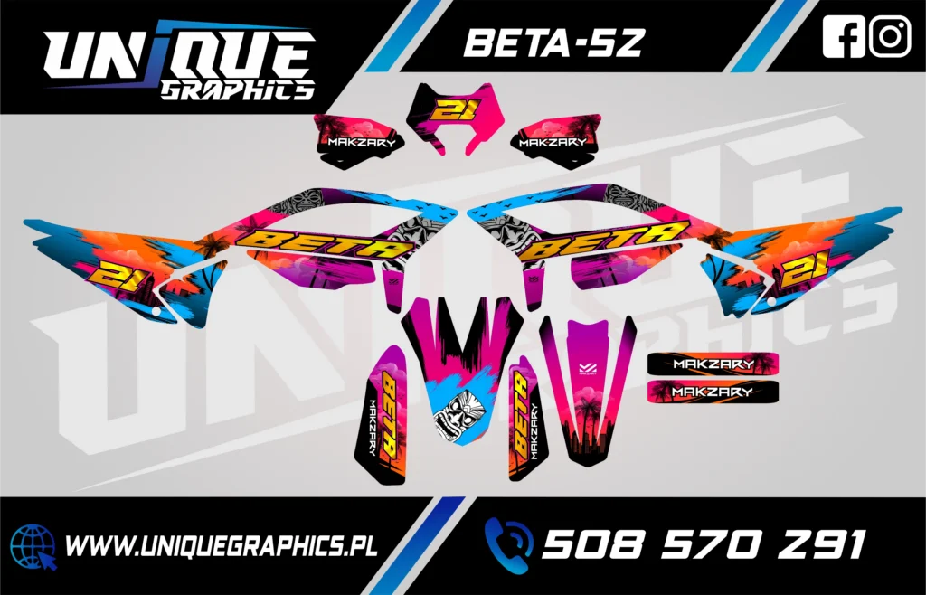 Okleina motocyklowa BETA - BETA-52